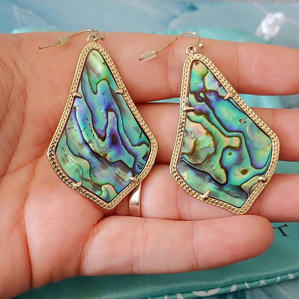 Kendra Scott Abalone Earrings - Picture 3 of 3